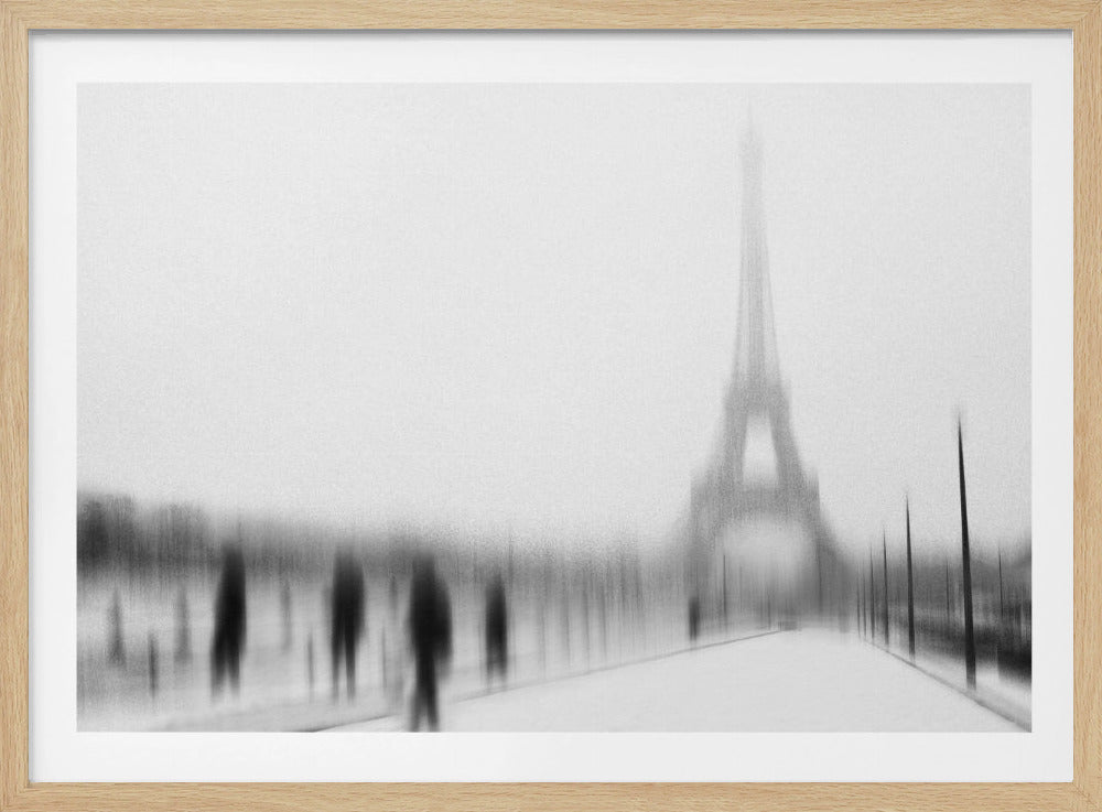 An art print depicting a cold winter scene, likely featuring snow, ice, or frosty landscapes. Decor