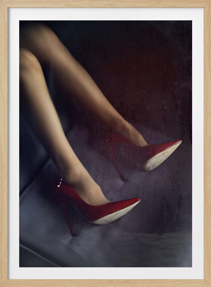 An art print depicting an afternoon coffee scene, possibly featuring a coffee cup, steam, or coffee beans, with warm and inviting tones. Wall Art