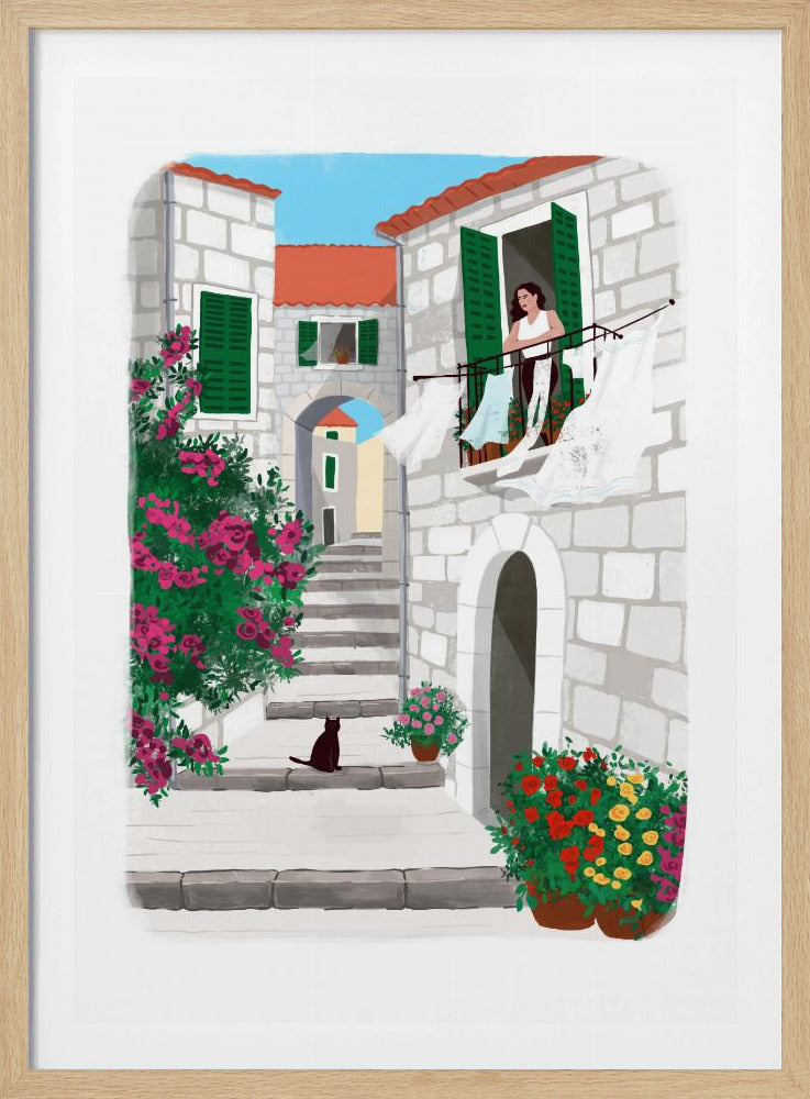 An art print titled 'A snippet of Life', likely depicting a moment or scene from everyday life, designed as a poster for wall decoration. Wall Art