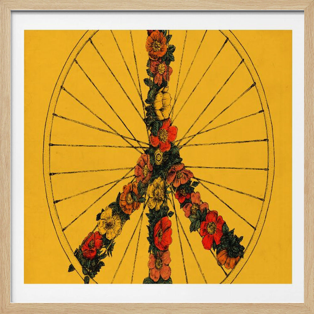 An art print or poster titled 'Peace Nº2', suggesting a serene or calming visual design. Artwork