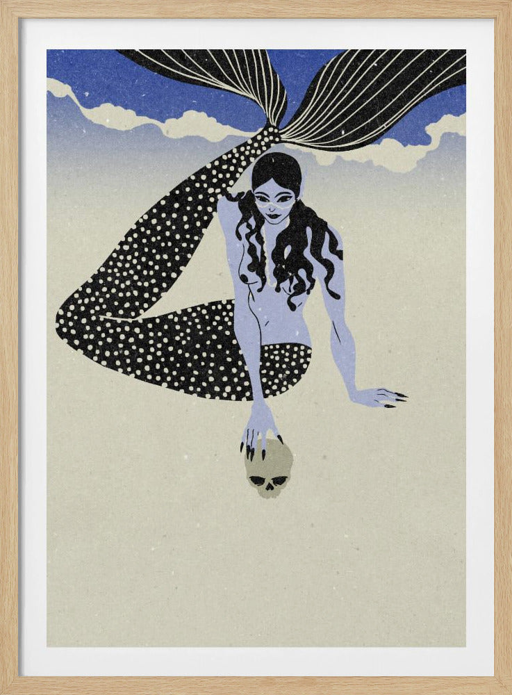 A poster or art print with a dramatic and intense design, illustrating a story of revenge, likely featuring dark tones and striking imagery. Poster