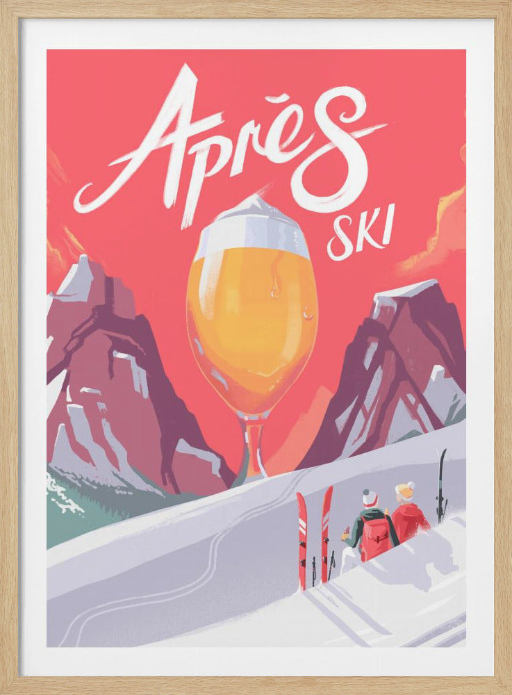 Apés Ski - Poster / Art Print