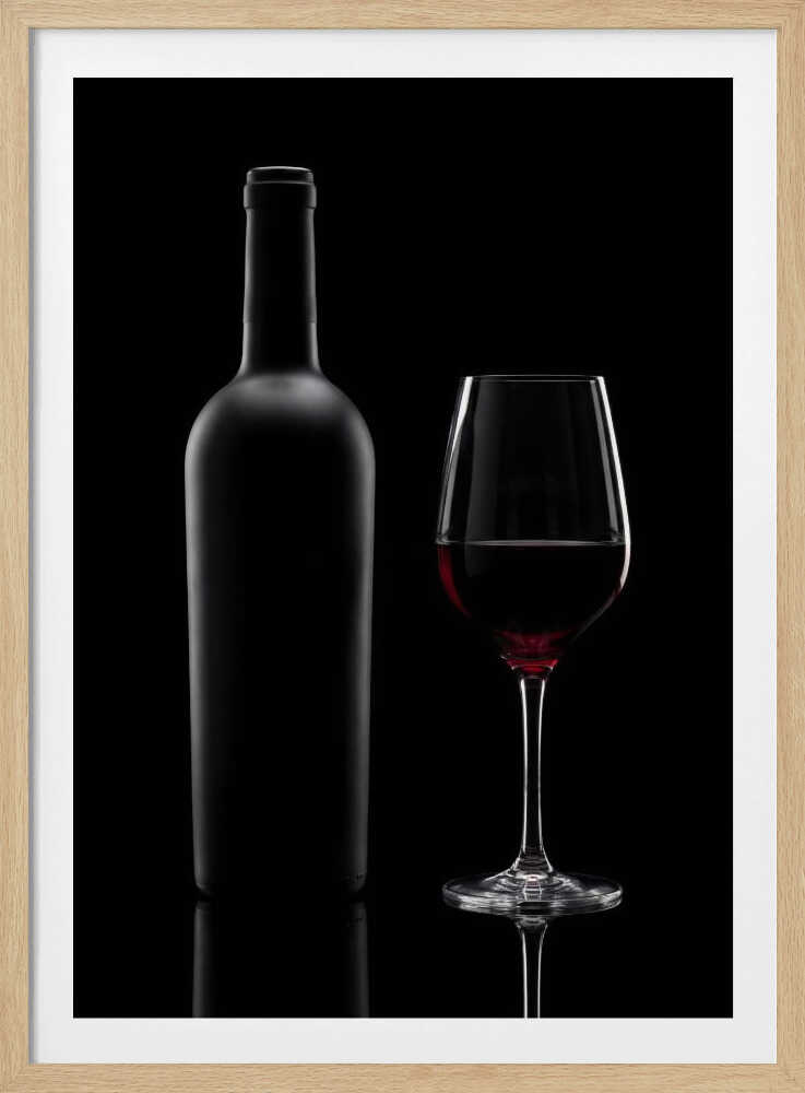 Wine In the Dark - Poster / Art Print