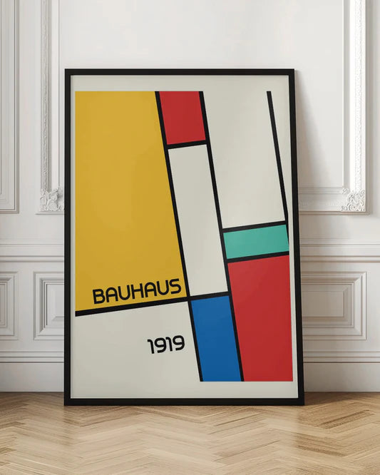 Posters med Bauhaus design