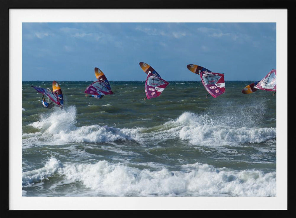 Surfer Jump. - Poster / Art Print