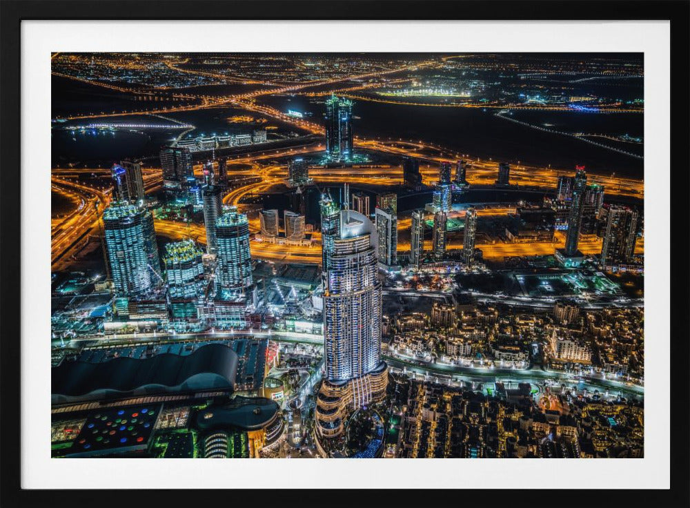 Dubai Night - Poster / Art Print