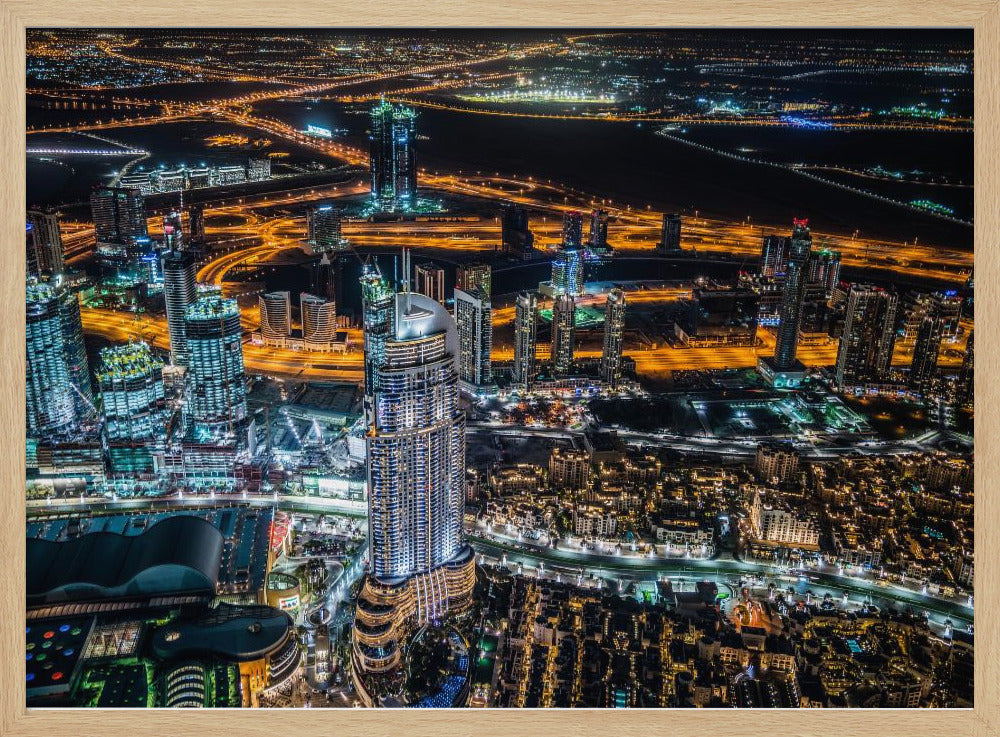 Dubai Night - Poster / Art Print