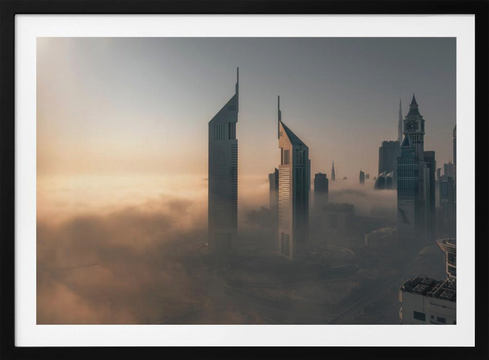 Fog Lockdown on the City of Steel - Poster / Art Print