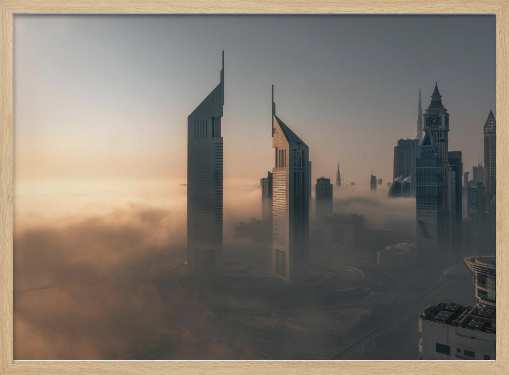 Fog Lockdown on the City of Steel - Poster / Art Print