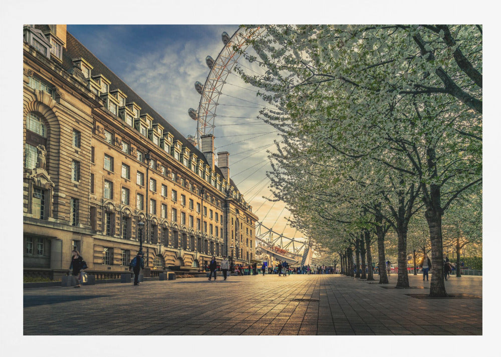 Last Daylights at the London Eye - Poster / Art Print