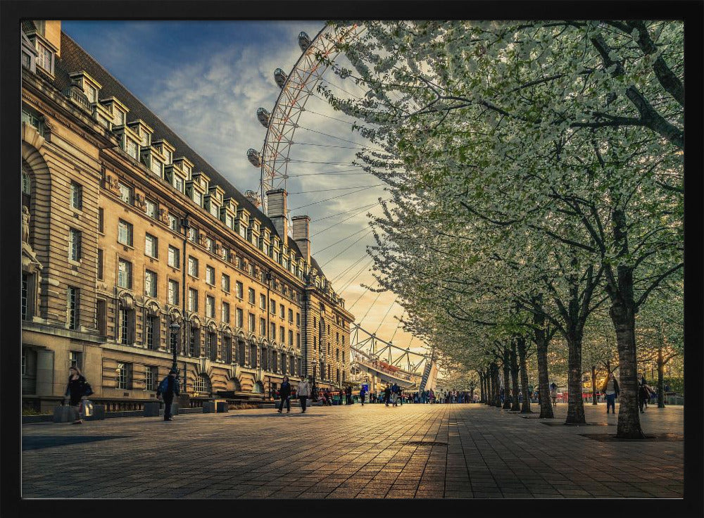 Last Daylights at the London Eye - Poster / Art Print