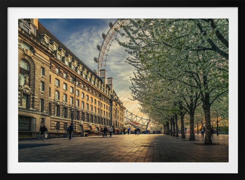 Last Daylights at the London Eye - Poster / Art Print