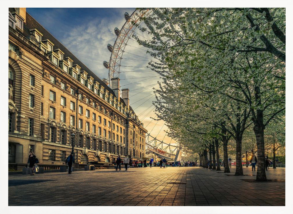 Last Daylights at the London Eye - Poster / Art Print