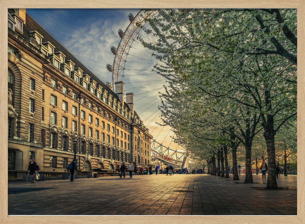 Last Daylights at the London Eye - Poster / Art Print