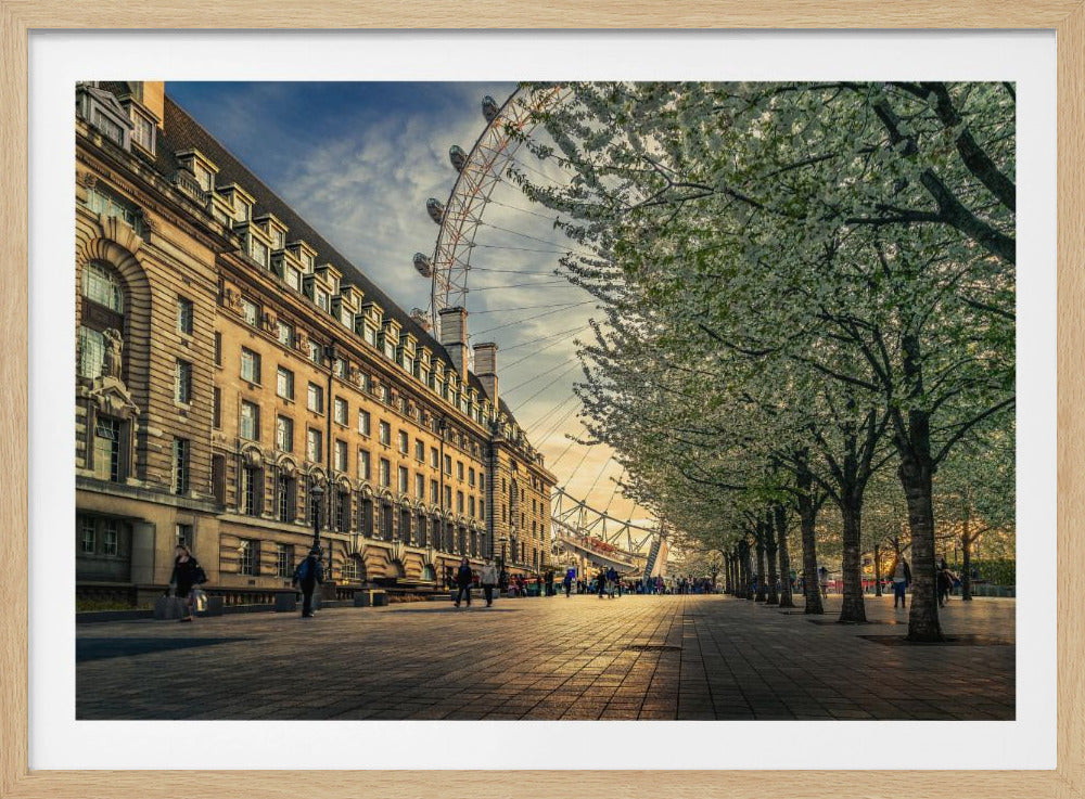 Last Daylights at the London Eye - Poster / Art Print