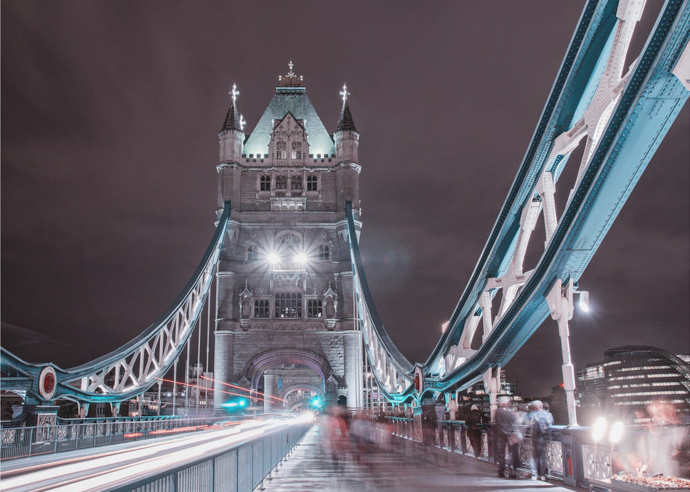 Tower Bridge Night Life - Poster / Art Print