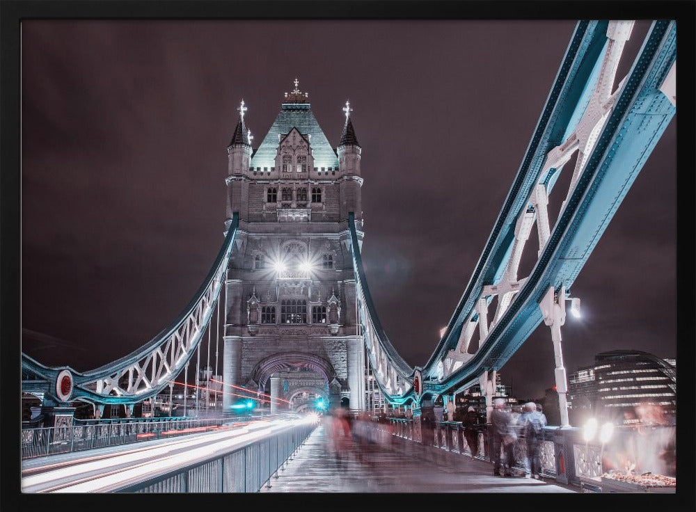 Tower Bridge Night Life - Poster / Art Print