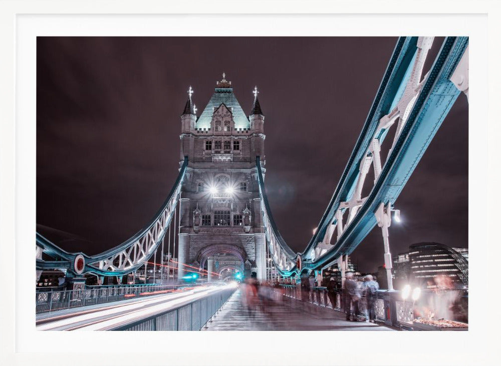 Tower Bridge Night Life - Poster / Art Print