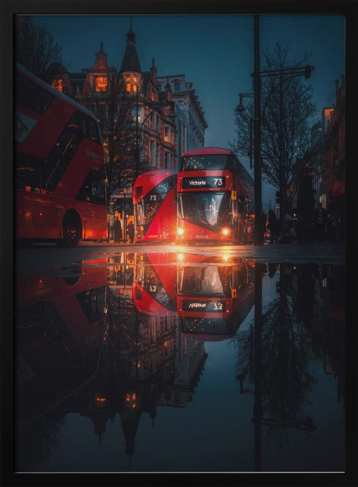 London night reflections - Poster / Art Print