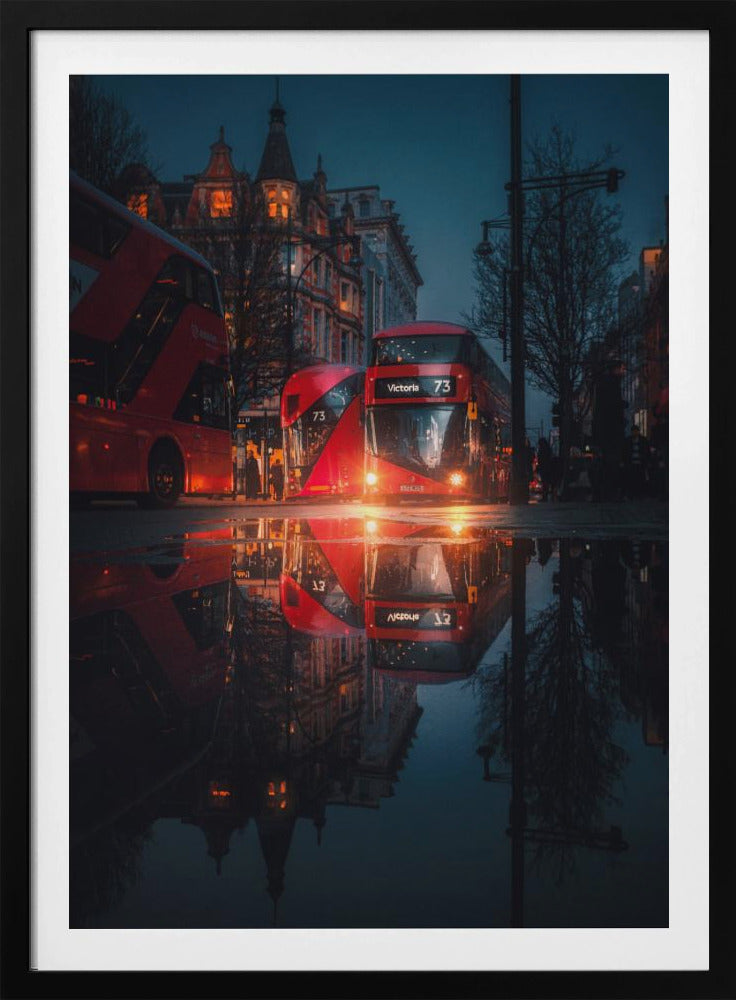 London night reflections - Poster / Art Print