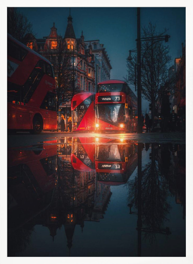 London night reflections - Poster / Art Print