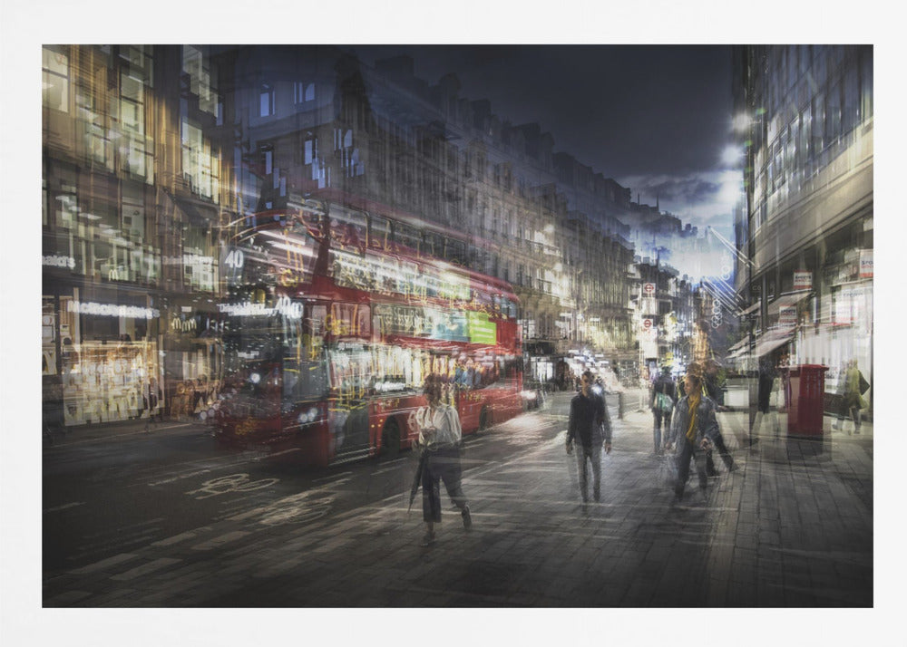 On the streets of London - Poster / Art Print