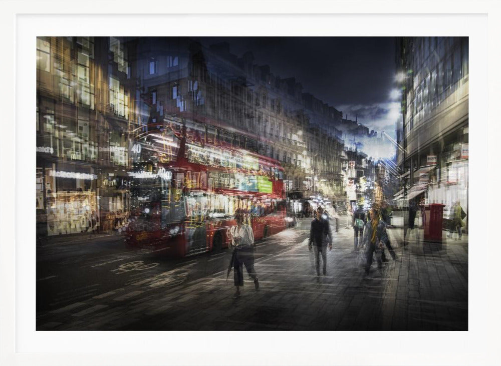 On the streets of London - Poster / Art Print