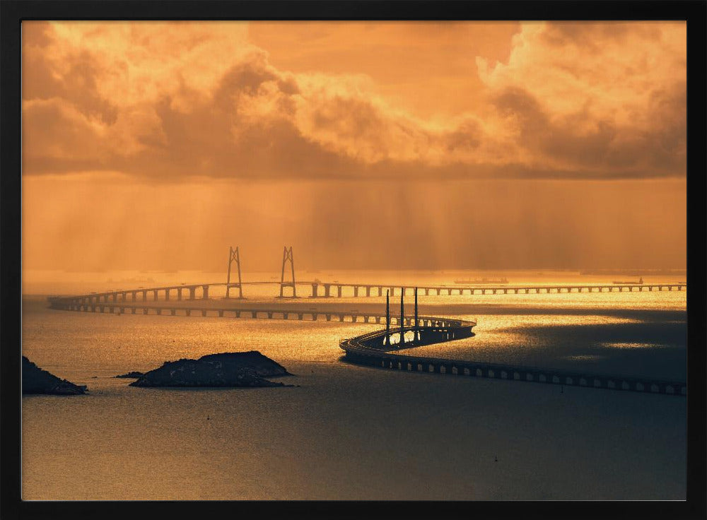 Hong Kong-Zhuhai-Macao Bridge - Poster / Art Print