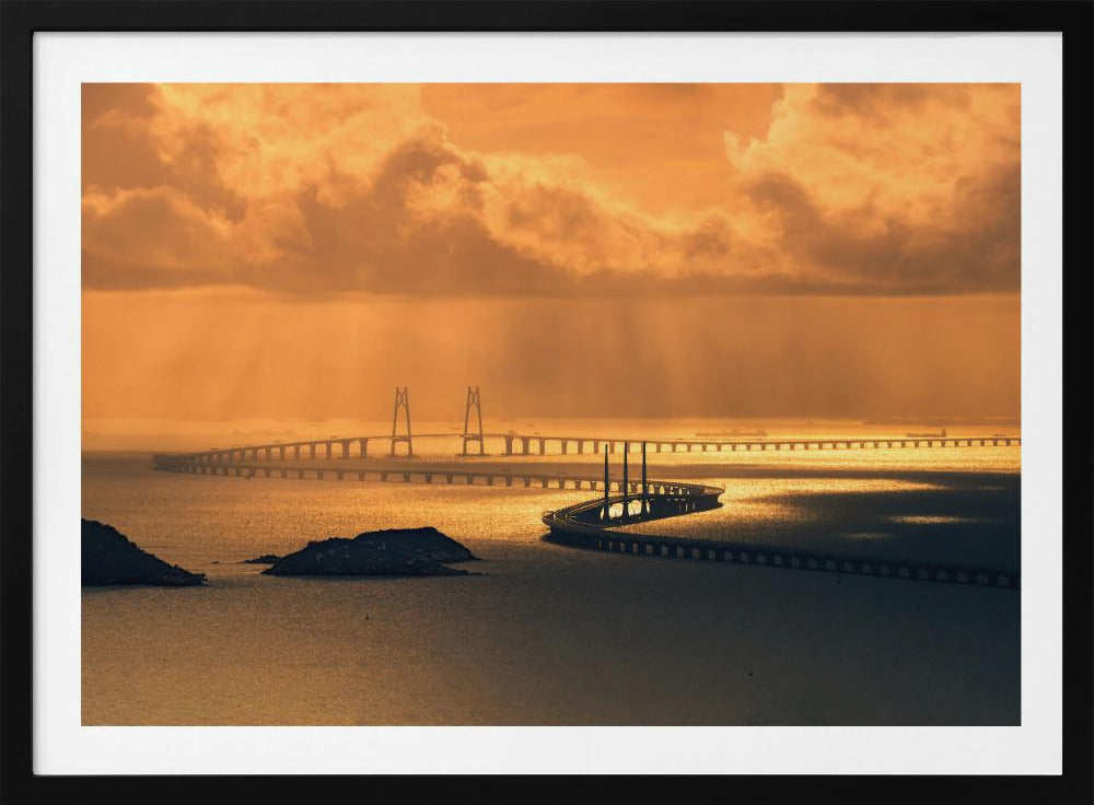 Hong Kong-Zhuhai-Macao Bridge - Poster / Art Print