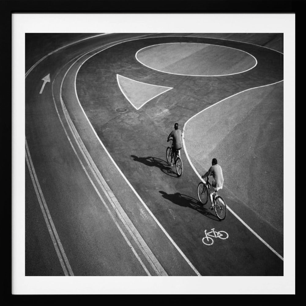 Cycling tour - Poster / Art Print