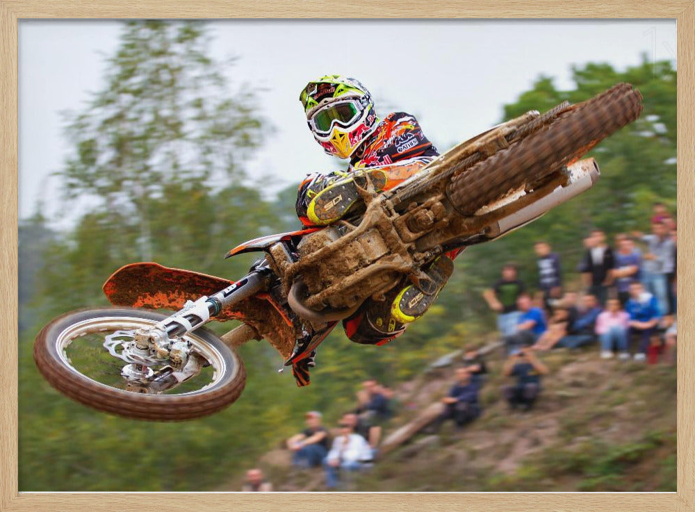 Tony Cairoli Whip Look - Maggiora MX Opening - Poster / Art Print