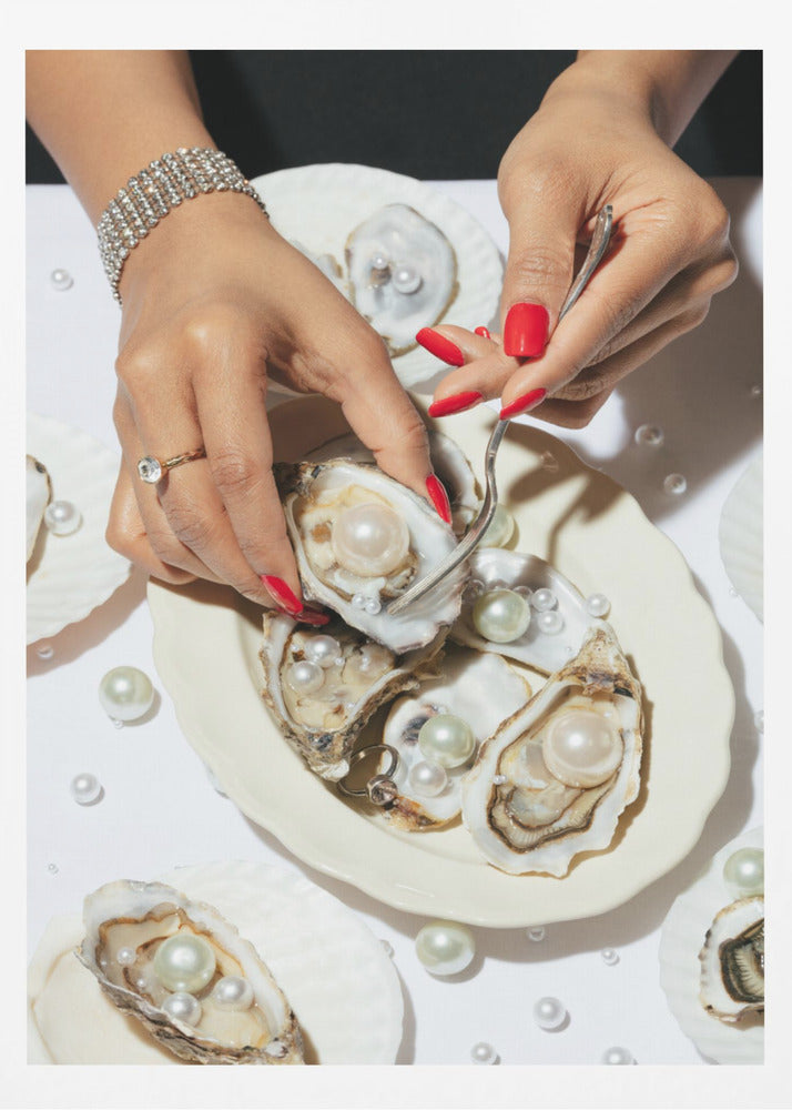 Oyster & Pearls No 01 - Poster / Art Print