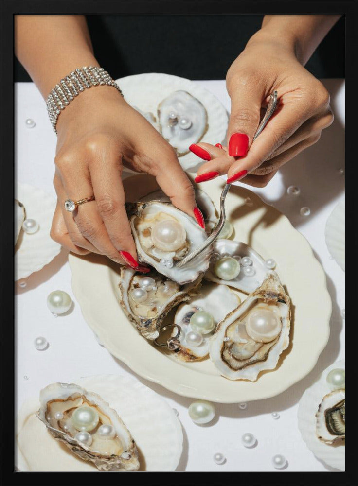 Oyster & Pearls No 01 - Poster / Art Print