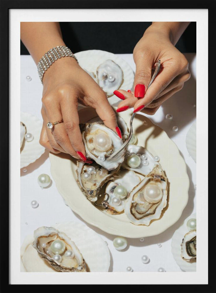 Oyster & Pearls No 01 - Poster / Art Print