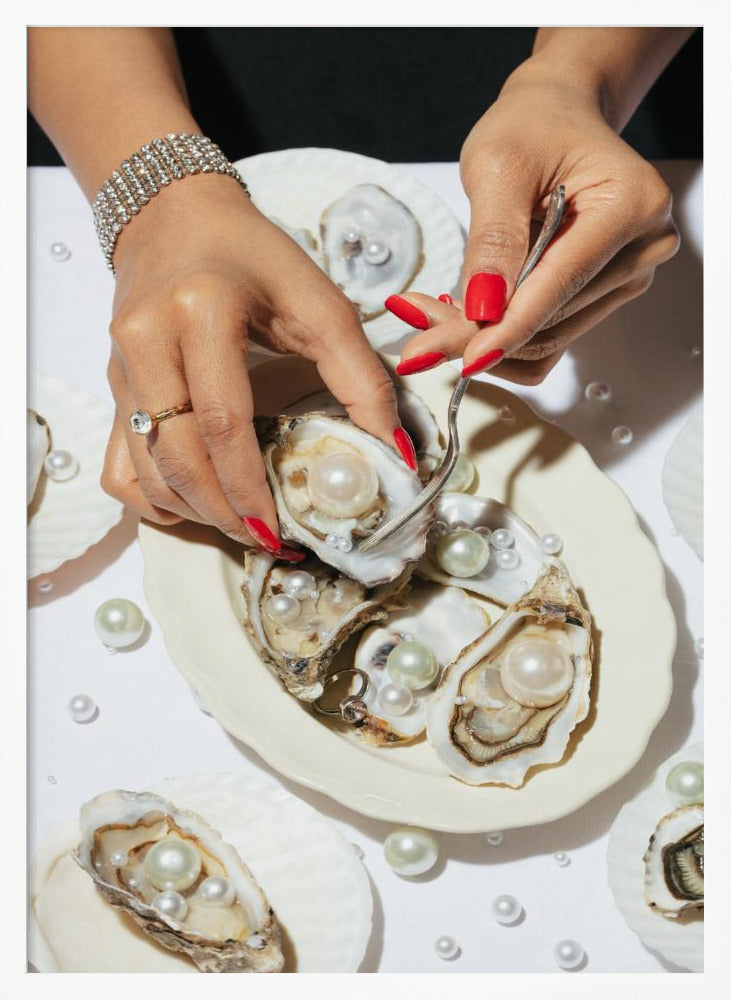 Oyster & Pearls No 01 - Poster / Art Print