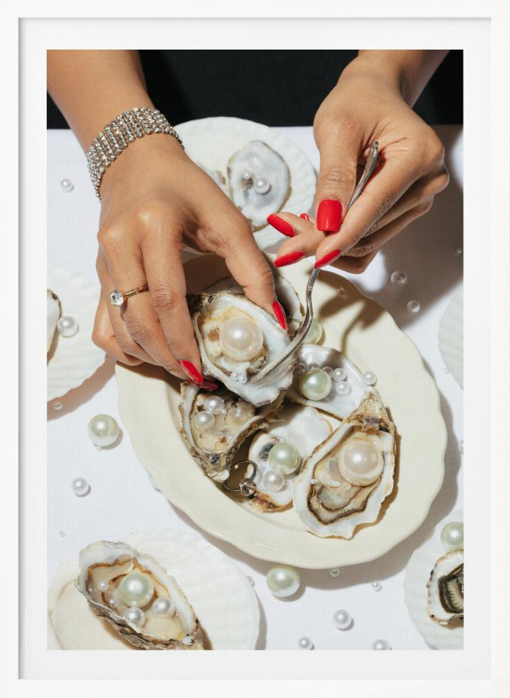 Oyster & Pearls No 01 - Poster / Art Print