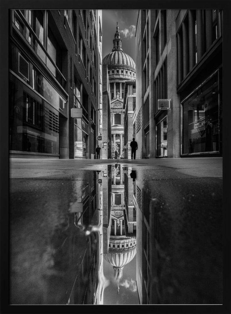 The Mirror Of St Paul's Cathedral - Poster / Art Print