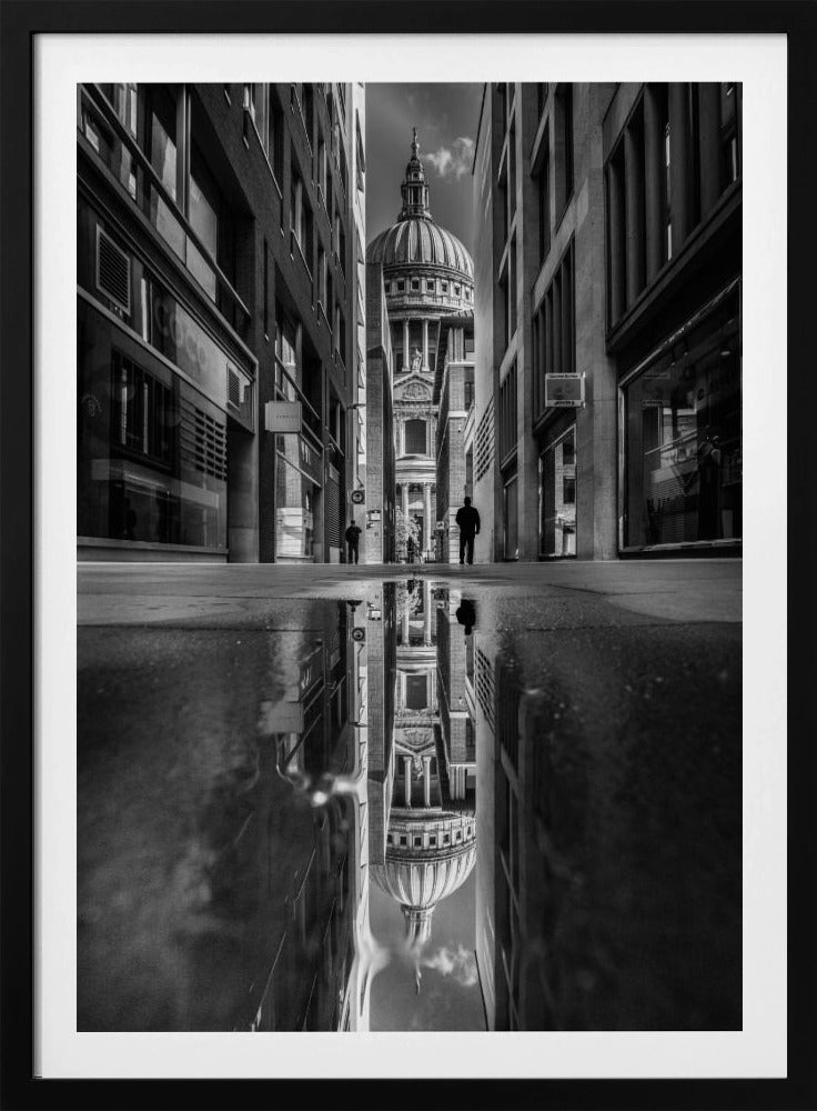 The Mirror Of St Paul's Cathedral - Poster / Art Print