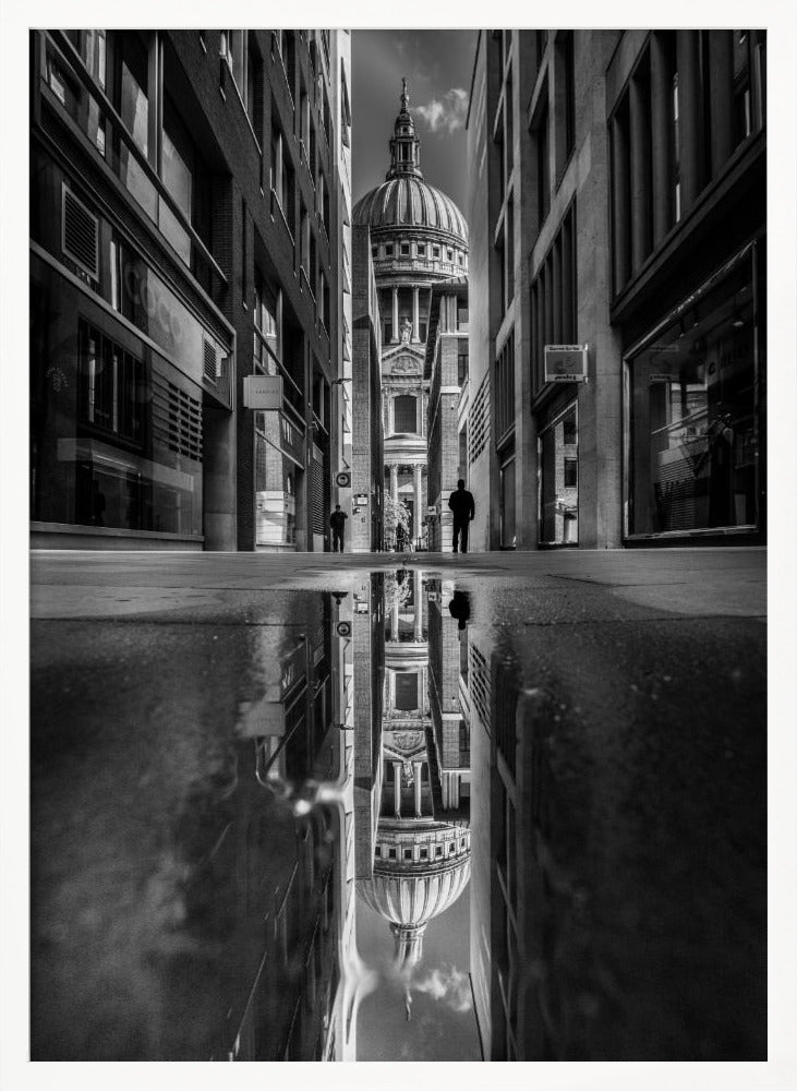 The Mirror Of St Paul's Cathedral - Poster / Art Print