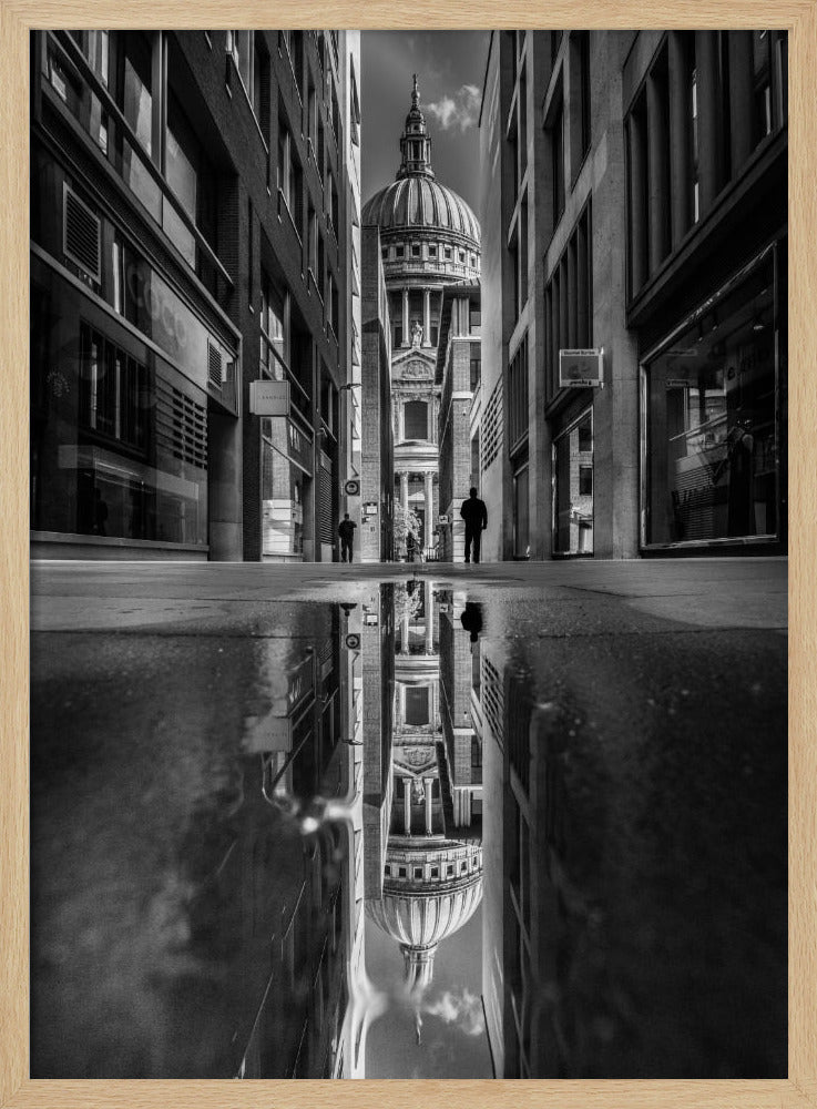 The Mirror Of St Paul's Cathedral - Poster / Art Print