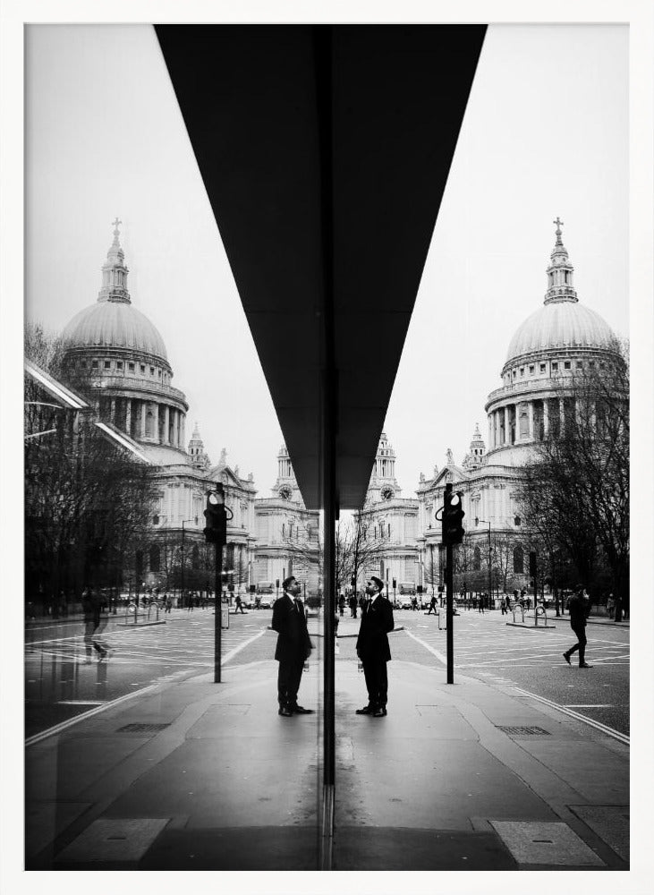 Reflecting St.Paul - Poster / Art Print