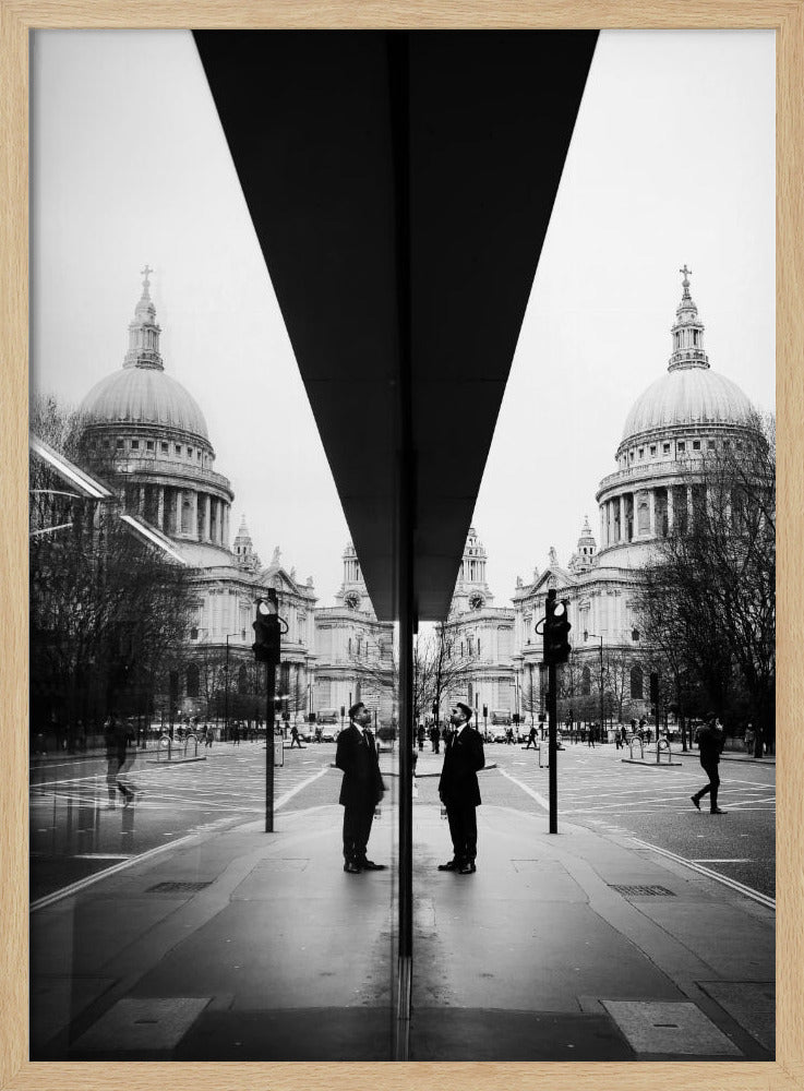 Reflecting St.Paul - Poster / Art Print