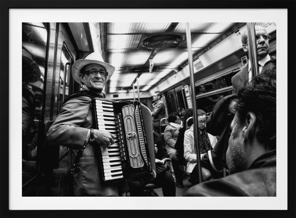 Music on the subway - Poster / Art Print