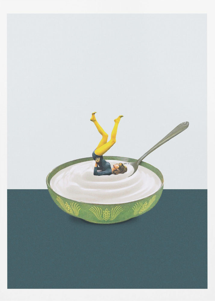 Yoga in my yogurt - Poster / Art Print