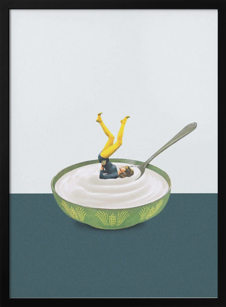 Yoga in my yogurt - Poster / Art Print