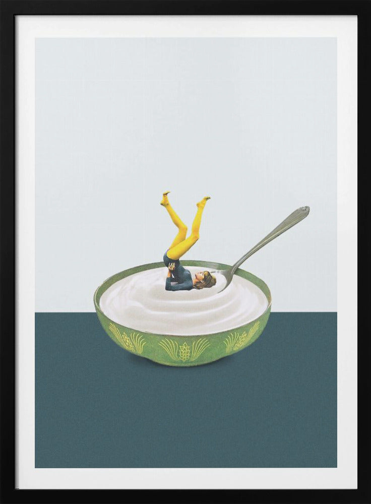 Yoga in my yogurt - Poster / Art Print