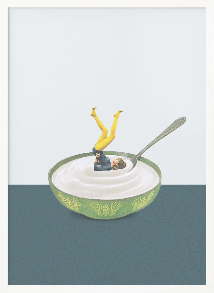 Yoga in my yogurt - Poster / Art Print