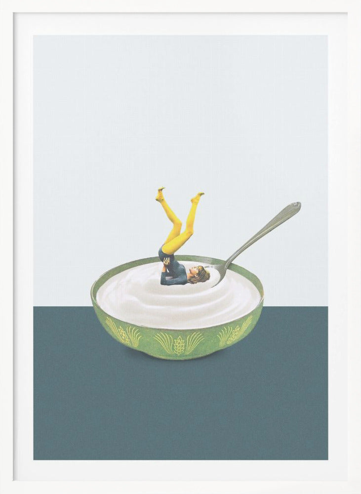 Yoga in my yogurt - Poster / Art Print