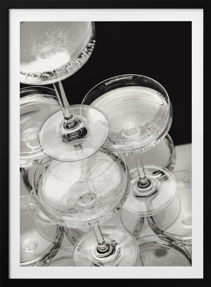 Champagne tower_5 - Poster / Art Print