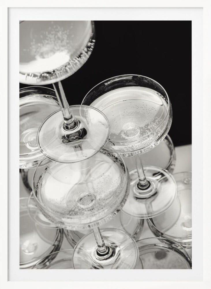 Champagne tower_5 - Poster / Art Print